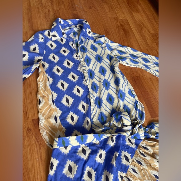 Zara two printed piece shirt and skirt set (Isabel Marant style) - Picture 4 of 10